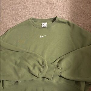 Nike Women’s Olive Crewneck Sweater